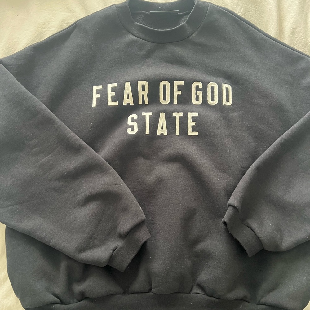Fear of God Black Crewneck Sweater